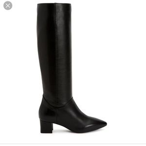 Aquatalia Palmina knee high boots. Brand new, never worn. Pull-on. Waterproof.